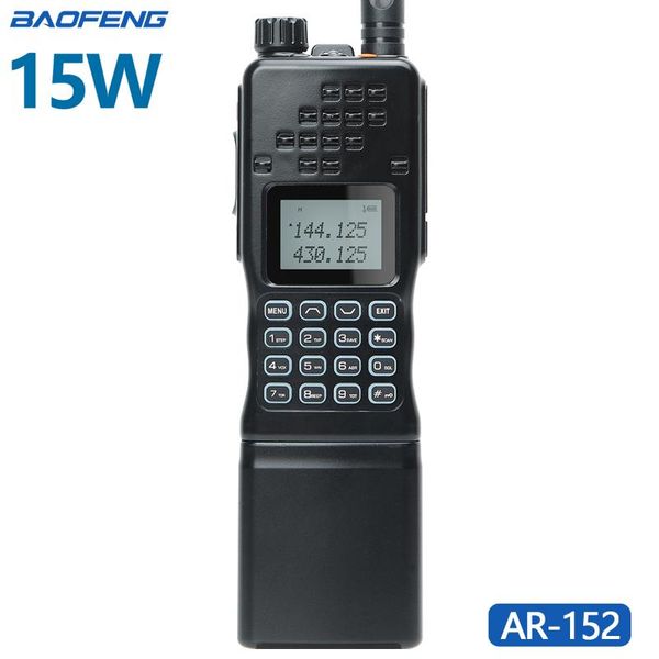 walkie talkie baofeng ar-152 15w high powerful 50km long range tri-power portable radio for hunting tactical game an /prc-152
walkie talkie baofeng ar-152 15w high powerful 50km long range tri-power portable radio for hunting tactical game an /prc-152