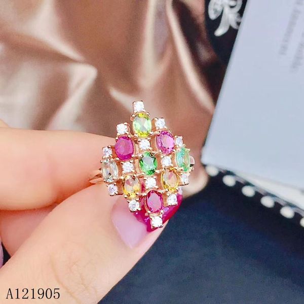 cluster rings kjjeaxcmy boutique jewelry 925 sterling silver inlaid natural tourmaline women's luxury ring support detection, Golden;silver
cluster rings kjjeaxcmy boutique jewelry 925 sterling silver inlaid natural tourmaline women's luxury ring support detection, Golden;silver