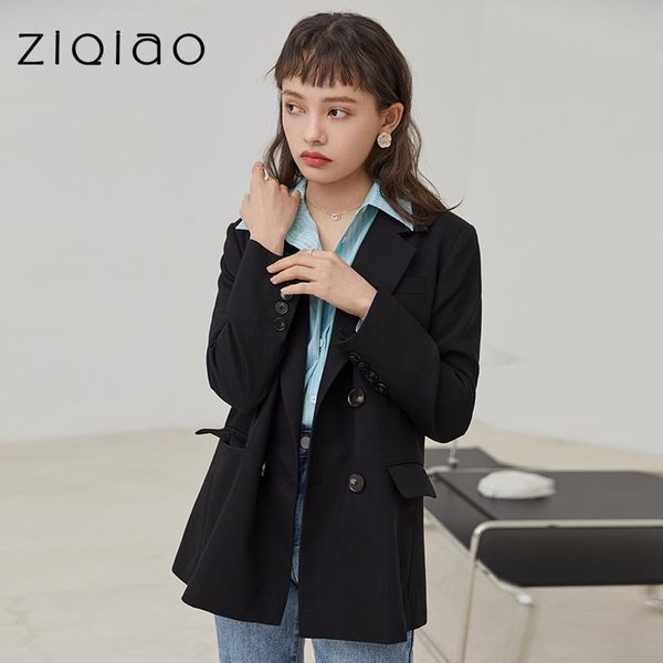 women's suits & blazers ziqiao petite size office lady black suit jacket female spring 2021 style casual slim temperament collar blazer, White;black
women's suits & blazers ziqiao petite size office lady black suit jacket female spring 2021 style casual slim temperament collar blazer, White;black