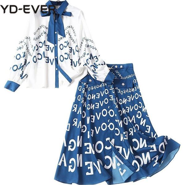 elegant letter pattern midi skirt suit women's bow collar long sleeve chiffon shirts + split set office 2 pieces two piece dress, White
elegant letter pattern midi skirt suit women's bow collar long sleeve chiffon shirts + split set office 2 pieces two piece dress, White