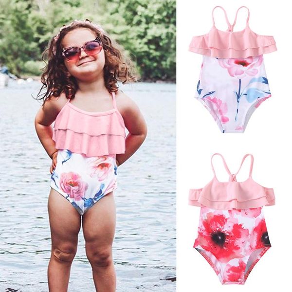 summer style toddler baby girl floral ruffle beach cross back one piece swimsuit bathing suit vogue clothes one-pieces, Black
summer style toddler baby girl floral ruffle beach cross back one piece swimsuit bathing suit vogue clothes one-pieces, Black