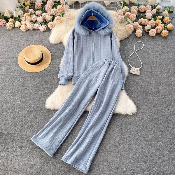 women's two piece pants women winter oversize faux fur hoodie cardigan sweater tracksuits jacquard knitted jumper suit +flare 2/two pie, White
women's two piece pants women winter oversize faux fur hoodie cardigan sweater tracksuits jacquard knitted jumper suit +flare 2/two pie, White