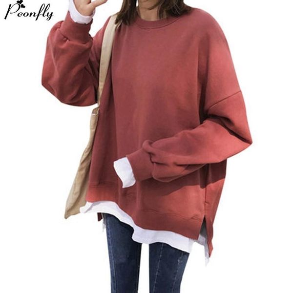 women's hoodies & sweatshirts peonfly sweatshirt women korean style oversized loose warm velvet female sweat femme, Black
women's hoodies & sweatshirts peonfly sweatshirt women korean style oversized loose warm velvet female sweat femme, Black