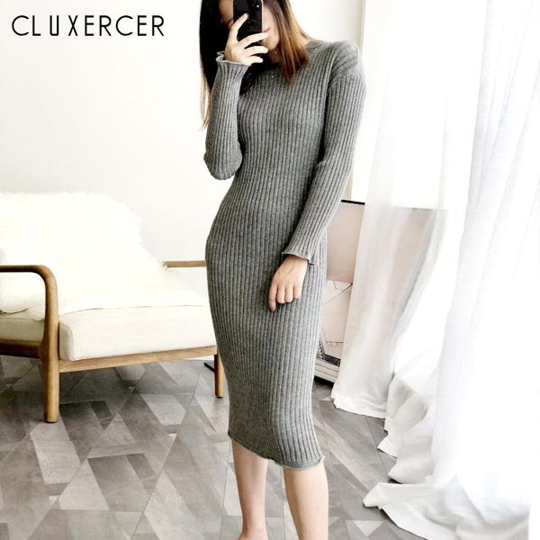 casual dresses autumn knitted bodycon dress o neck long sleeve women elegant winter warm sweater, Black;gray
casual dresses autumn knitted bodycon dress o neck long sleeve women elegant winter warm sweater, Black;gray