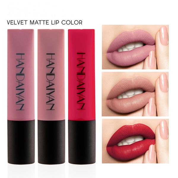 Handaiyan Matte Lip Gloss Velvet Air Lips Glaze Liquid Lipstick Moisturizer Non Sticky Makeup Lipgloss, Pink
Handaiyan Matte Lip Gloss Velvet Air Lips Glaze Liquid Lipstick Moisturizer Non Sticky Makeup Lipgloss, Pink