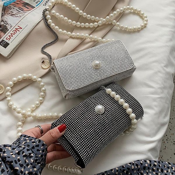 evening bags niche design pearl chain bag female 2021 fashion bright diamond mini square messenger shoulder
evening bags niche design pearl chain bag female 2021 fashion bright diamond mini square messenger shoulder
