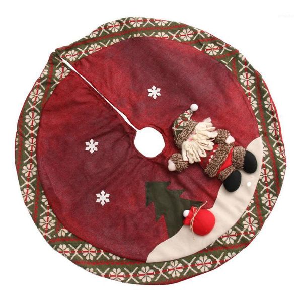 christmas decorations 1pc adornment tree skirt decorative apron floor rug for party (red)
christmas decorations 1pc adornment tree skirt decorative apron floor rug for party (red)