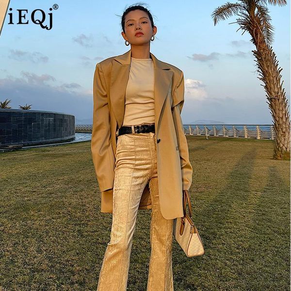 women's suits & blazers ieqj women loose suit mid-length style early spring 2021 design satin jacket blazer lapel fashion tide, White;black
women's suits & blazers ieqj women loose suit mid-length style early spring 2021 design satin jacket blazer lapel fashion tide, White;black