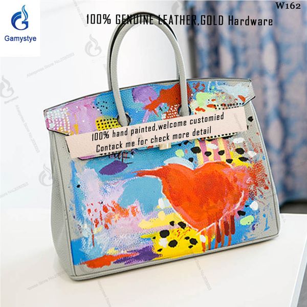 multicolor painted graffiti red heart love hand painting famous h custom women totes cowhide handbags gifts genuine leather bags
multicolor painted graffiti red heart love hand painting famous h custom women totes cowhide handbags gifts genuine leather bags