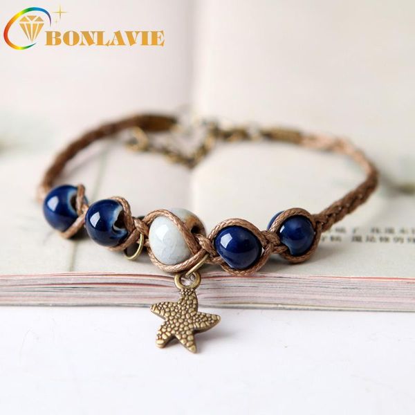 charm bracelets bonlavie original handmade literature and art woven ceramic bracelet female star stall, Golden;silver
charm bracelets bonlavie original handmade literature and art woven ceramic bracelet female star stall, Golden;silver