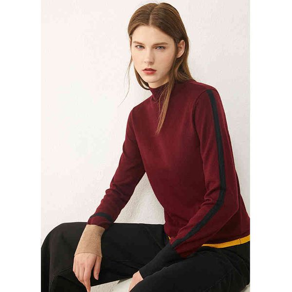 amii minimalism autumn womens sweater fashion contrasting color design turtleneck women pullover female 12030375, White;black
amii minimalism autumn womens sweater fashion contrasting color design turtleneck women pullover female 12030375, White;black