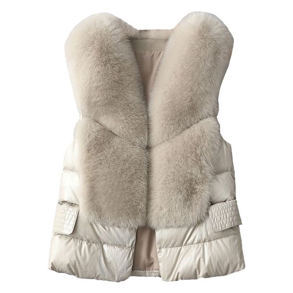 fur vest women's short down feather imitation slim temperament jacket autumn and winter fashion all-match 211124, Black
fur vest women's short down feather imitation slim temperament jacket autumn and winter fashion all-match 211124, Black