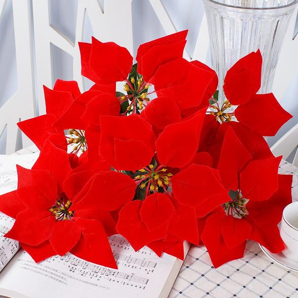 decorative flowers & wreaths 2 styles big real touch artificial felt red poinsettia bouquet christmas bushes ornament not including vase
decorative flowers & wreaths 2 styles big real touch artificial felt red poinsettia bouquet christmas bushes ornament not including vase
