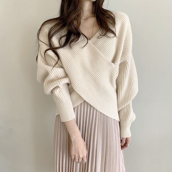 korean chic autumn winter womanly women's flat neck leaky shoulder care machine loose long sleeve bottomed sweater women, White;black
korean chic autumn winter womanly women's flat neck leaky shoulder care machine loose long sleeve bottomed sweater women, White;black