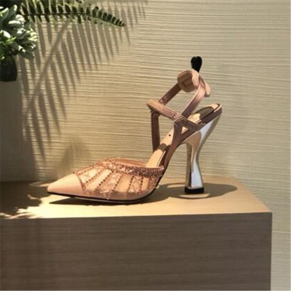 summer mesh leather sole sandals women sweet ladies wedding heels shoes female pointed toe stilettos, Black
summer mesh leather sole sandals women sweet ladies wedding heels shoes female pointed toe stilettos, Black