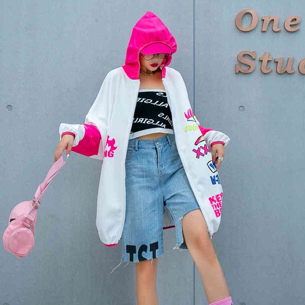 jackets thailand tide brand cartoon age-reduction printing long-sleeved women loose color matching hooded cardigan jacket autumn, Black;brown
jackets thailand tide brand cartoon age-reduction printing long-sleeved women loose color matching hooded cardigan jacket autumn, Black;brown