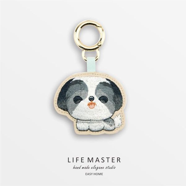 keychains handmade pu leather doggy animal dog pet embroiderybag keychain creative keyring for men women trinket pendant d851, Silver
keychains handmade pu leather doggy animal dog pet embroiderybag keychain creative keyring for men women trinket pendant d851, Silver