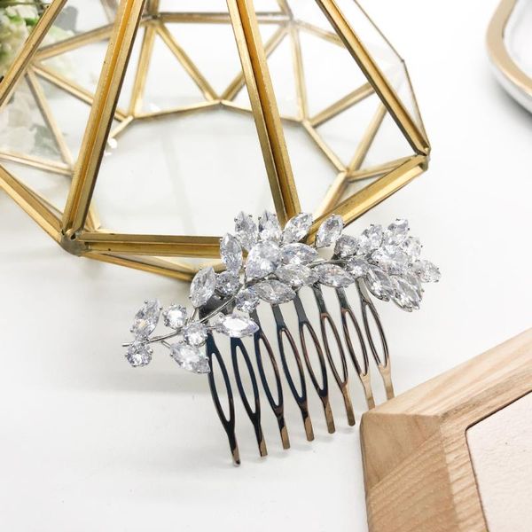 hair clips & barrettes copper inlaid zircon comb leaves fresh wedding bride braiding makeup headdress, Golden;silver
hair clips & barrettes copper inlaid zircon comb leaves fresh wedding bride braiding makeup headdress, Golden;silver
