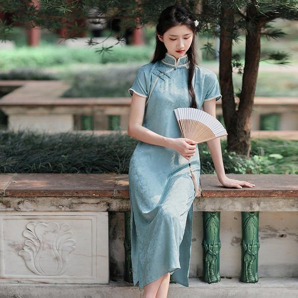 summer young girl modified dress vintage retro chinese improved cheongsam elegant mandarin collar female qipao ethnic clothing, Red
summer young girl modified dress vintage retro chinese improved cheongsam elegant mandarin collar female qipao ethnic clothing, Red