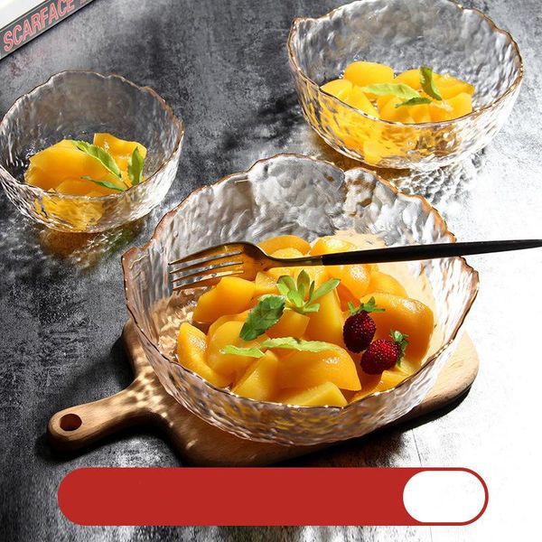 irregular gold inlay edge glass salad bowl fruit rice bowls transparent storage container decoration tableware zh616
irregular gold inlay edge glass salad bowl fruit rice bowls transparent storage container decoration tableware zh616