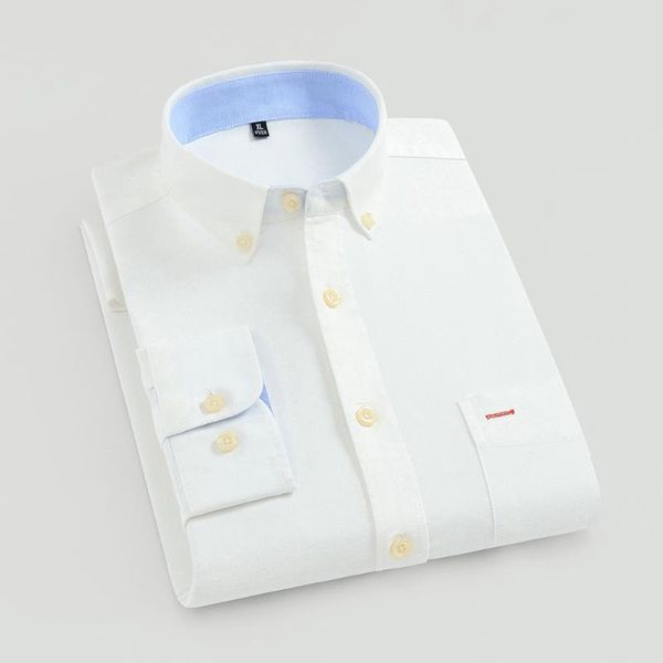 men's spring autumn pure cotton oxford shirts casual slim fit design turn-down collar long sleeve fashion white male blouse, White;black
men's spring autumn pure cotton oxford shirts casual slim fit design turn-down collar long sleeve fashion white male blouse, White;black