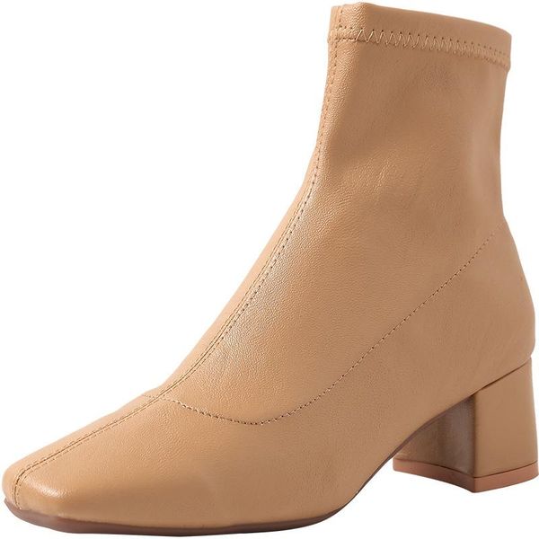 boots autumn winter women zipper square toe elastic suede woman short cotton ankle women's botas mujer 2021 drop, Black
boots autumn winter women zipper square toe elastic suede woman short cotton ankle women's botas mujer 2021 drop, Black
