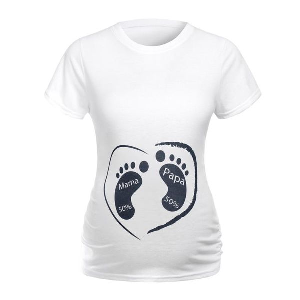 women's t-shirt pregnant pregnancy maternidad ropa lactancia maternity shirt women short sleeve cartoon print, White
women's t-shirt pregnant pregnancy maternidad ropa lactancia maternity shirt women short sleeve cartoon print, White