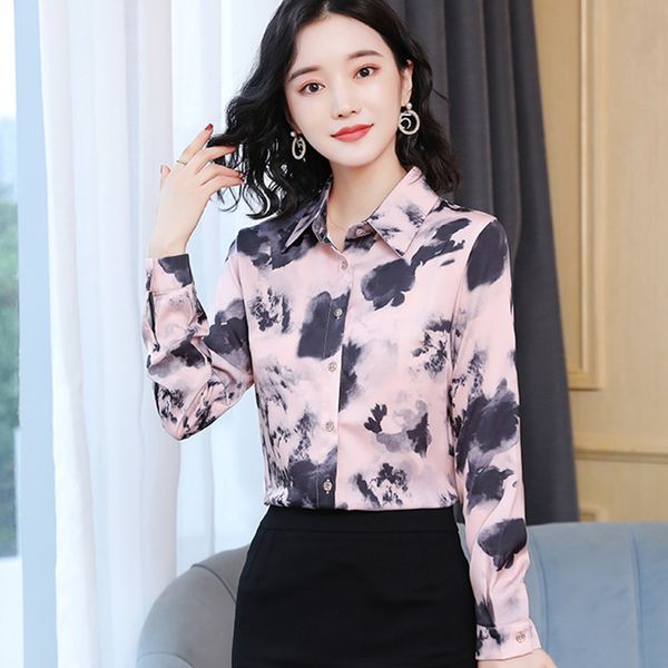 korean silk shirts women long sleeve satin blouse for print shirt woman floral blouses ladies plus size 210427, White
korean silk shirts women long sleeve satin blouse for print shirt woman floral blouses ladies plus size 210427, White