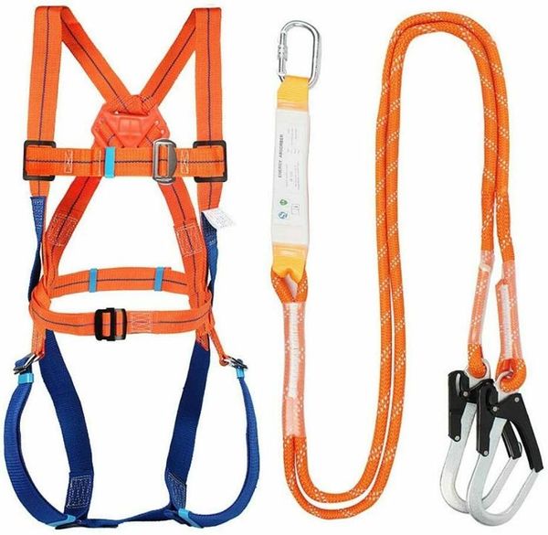cords, slings and webbing full body safety harness tool fall protection with 5d-rings waist belt
cords, slings and webbing full body safety harness tool fall protection with 5d-rings waist belt