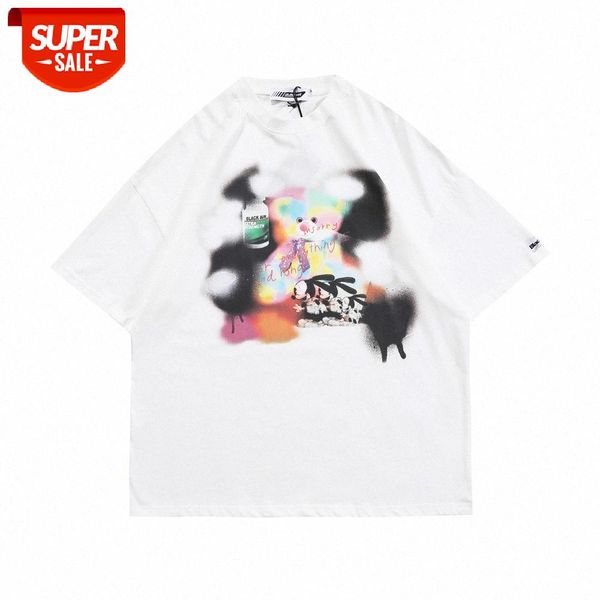 cartoon spray paint graffiti printing short-sleeved t-shirt men ins summer street flow loose round neck five-point sleeve #065v, White;black
cartoon spray paint graffiti printing short-sleeved t-shirt men ins summer street flow loose round neck five-point sleeve #065v, White;black