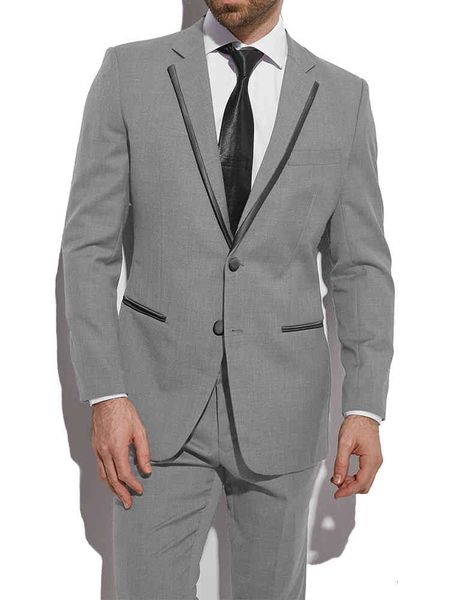 men's suits & blazers gray groom tuxedo wedding for men custom made slim light grey tailor, White;black
men's suits & blazers gray groom tuxedo wedding for men custom made slim light grey tailor, White;black
