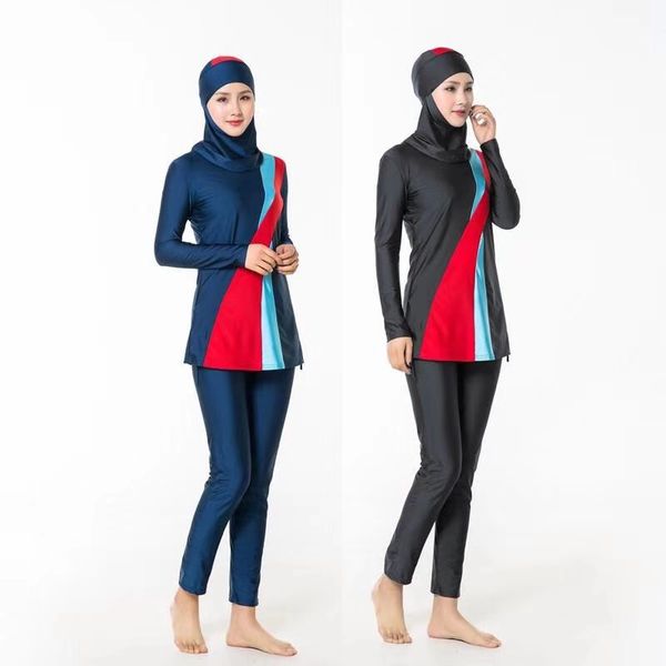 arabic islamic muslim swimsuit women swim wear beach cover up 3 piece suits hijab swimwear modest swim surf wear sport burkinis, Red
arabic islamic muslim swimsuit women swim wear beach cover up 3 piece suits hijab swimwear modest swim surf wear sport burkinis, Red