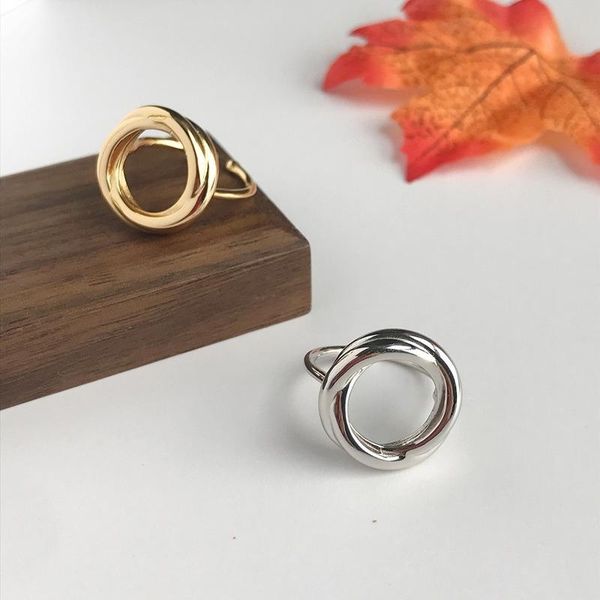 cluster rings leouerry 925 sterling silver round circle for women personality geometric hollow adjustable minimalist jewelry, Golden;silver
cluster rings leouerry 925 sterling silver round circle for women personality geometric hollow adjustable minimalist jewelry, Golden;silver