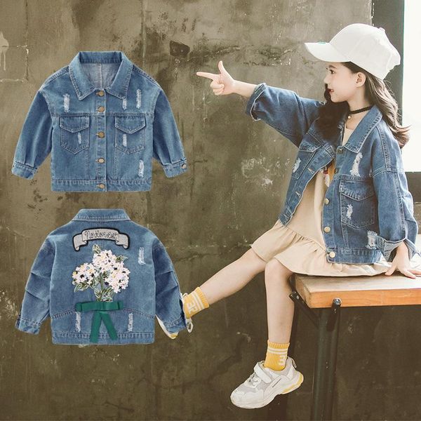 coat children clothes denim embroidery jackets big girls cotton clothing 2021 baby kids outerwear child autumn spring coats, Blue;gray
coat children clothes denim embroidery jackets big girls cotton clothing 2021 baby kids outerwear child autumn spring coats, Blue;gray