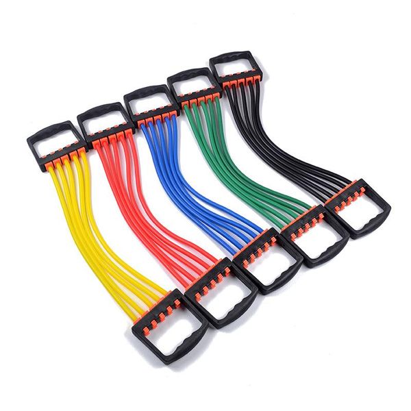 style tpe five-tube chest expander multifunctional puller removable male pull rope fitness equipment resistance bands
style tpe five-tube chest expander multifunctional puller removable male pull rope fitness equipment resistance bands
