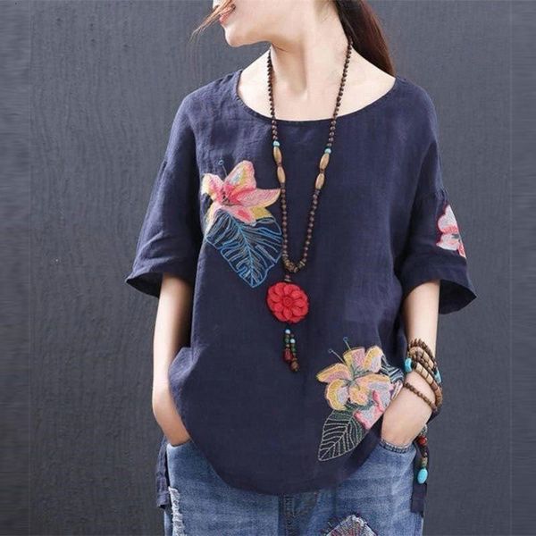 dress f je vintage flax, flax and cotton t-shirt, large size, floral, embroidered, short sleeve, loose, round collar big shirt hx01, Black;gray
dress f je vintage flax, flax and cotton t-shirt, large size, floral, embroidered, short sleeve, loose, round collar big shirt hx01, Black;gray