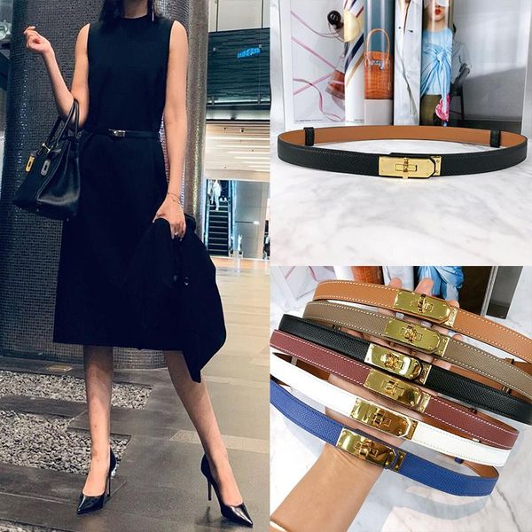 belts 1.8cm width thin belt women grain genuine leather classical dress accessory waist slim high, Black;brown
belts 1.8cm width thin belt women grain genuine leather classical dress accessory waist slim high, Black;brown
