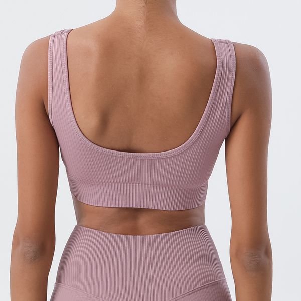 l-02 seamless yoga outfits shockproof sports bra u-shape solid padded tank vest running fiess gym clothes women match for leggins
l-02 seamless yoga outfits shockproof sports bra u-shape solid padded tank vest running fiess gym clothes women match for leggins