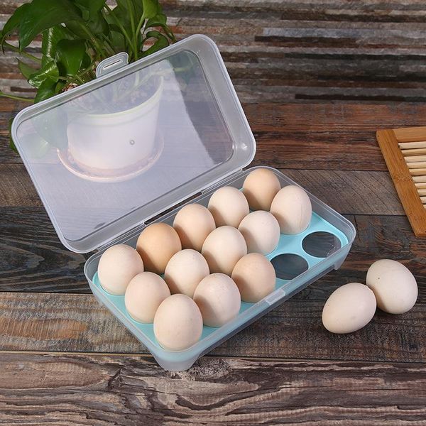 15grids egg storage box refrigerator tray container kitchen organizer fresh dumplings vegetable holder bottles & jars
15grids egg storage box refrigerator tray container kitchen organizer fresh dumplings vegetable holder bottles & jars
