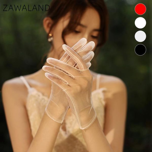 five fingers gloves zawaland women gauze waist ladies elegance party dress glove solid color thin mittens wedding clothing accessories, Blue;gray
five fingers gloves zawaland women gauze waist ladies elegance party dress glove solid color thin mittens wedding clothing accessories, Blue;gray