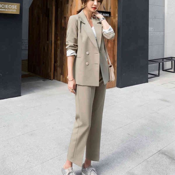 women's two piece pants autumn women suit 2 sets casual blazer high waist office lady notched jacket suits set joi9, White
women's two piece pants autumn women suit 2 sets casual blazer high waist office lady notched jacket suits set joi9, White