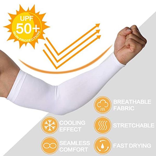 2pcs ice silk sport arm sleeves cycling cover uv protection outdoor fitness running basketball summer elbow & knee pads, Black;gray
2pcs ice silk sport arm sleeves cycling cover uv protection outdoor fitness running basketball summer elbow & knee pads, Black;gray