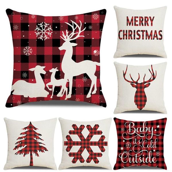 pillow case 45x45cm christmas pillowcase plaid floral print cover square accessories home sofa decor
pillow case 45x45cm christmas pillowcase plaid floral print cover square accessories home sofa decor