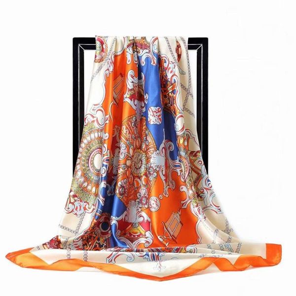scarves women silk beach cover-ups big square scarf spring autumn female genuine printed summer shawls df04, Blue;gray
scarves women silk beach cover-ups big square scarf spring autumn female genuine printed summer shawls df04, Blue;gray