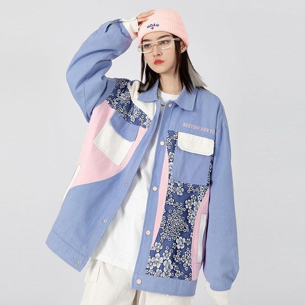 women's jackets autumn cotton harajuku jacket coats women blue pink 3d floral pockets streetwear full sleeve patchwork buttons teens cl, Black;brown
women's jackets autumn cotton harajuku jacket coats women blue pink 3d floral pockets streetwear full sleeve patchwork buttons teens cl, Black;brown