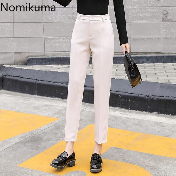 nomikuma office ladies straight loose suit pants women solid color high waist ankle length trouser 2021 spring arrival 3a025 women's &, Black;white
nomikuma office ladies straight loose suit pants women solid color high waist ankle length trouser 2021 spring arrival 3a025 women's &, Black;white