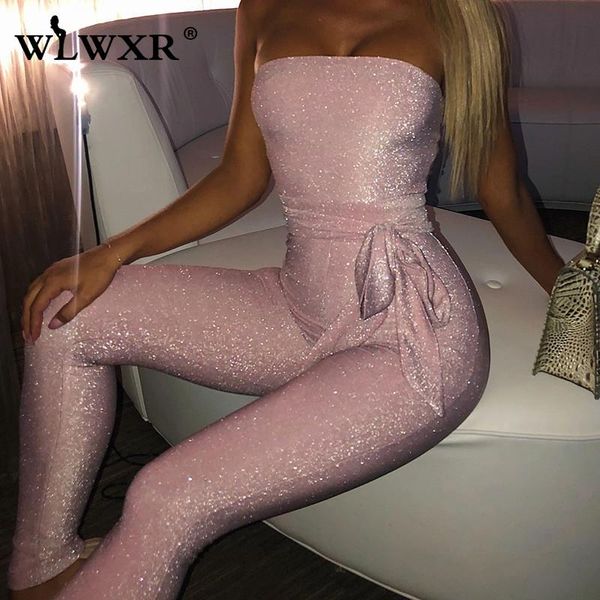 women's jumpsuits & rompers wlwxr glitter pink bandage backless bodycon jumpsuit women overalls skinny romper club party long ladies fe, Black;white
women's jumpsuits & rompers wlwxr glitter pink bandage backless bodycon jumpsuit women overalls skinny romper club party long ladies fe, Black;white