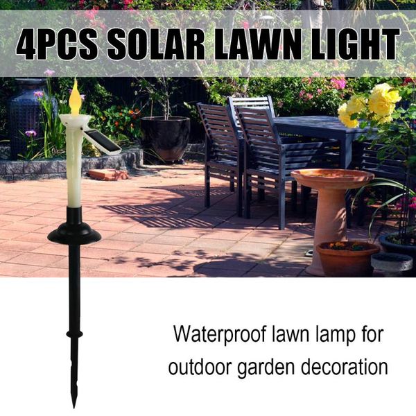 4pcs solar lawn light set outdoor waterproof led stake decoration candle night lamp for garden yard lamps
4pcs solar lawn light set outdoor waterproof led stake decoration candle night lamp for garden yard lamps