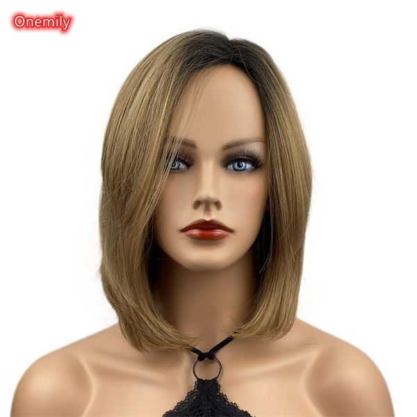 synthetic wigs onemily long straight brown bob women natural looking heat resistant side part wig, Black
synthetic wigs onemily long straight brown bob women natural looking heat resistant side part wig, Black