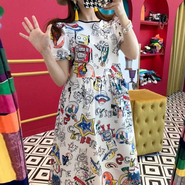 casual dresses dress women clothesage reduction cartoon letter graffiti printing loose swing bubble sleeve long skirt kq1z, Black;gray
casual dresses dress women clothesage reduction cartoon letter graffiti printing loose swing bubble sleeve long skirt kq1z, Black;gray